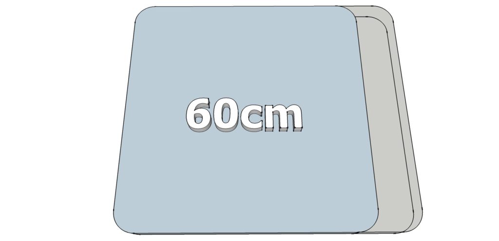 Sonderbreite 60cm