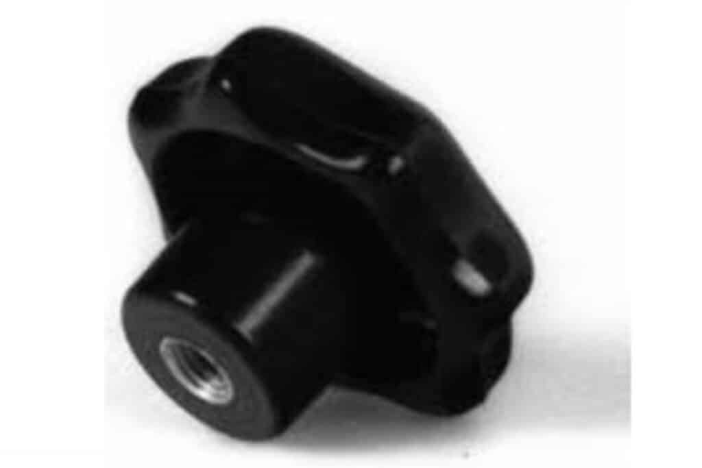 Bouton en étoile pour support de rouleau de papier